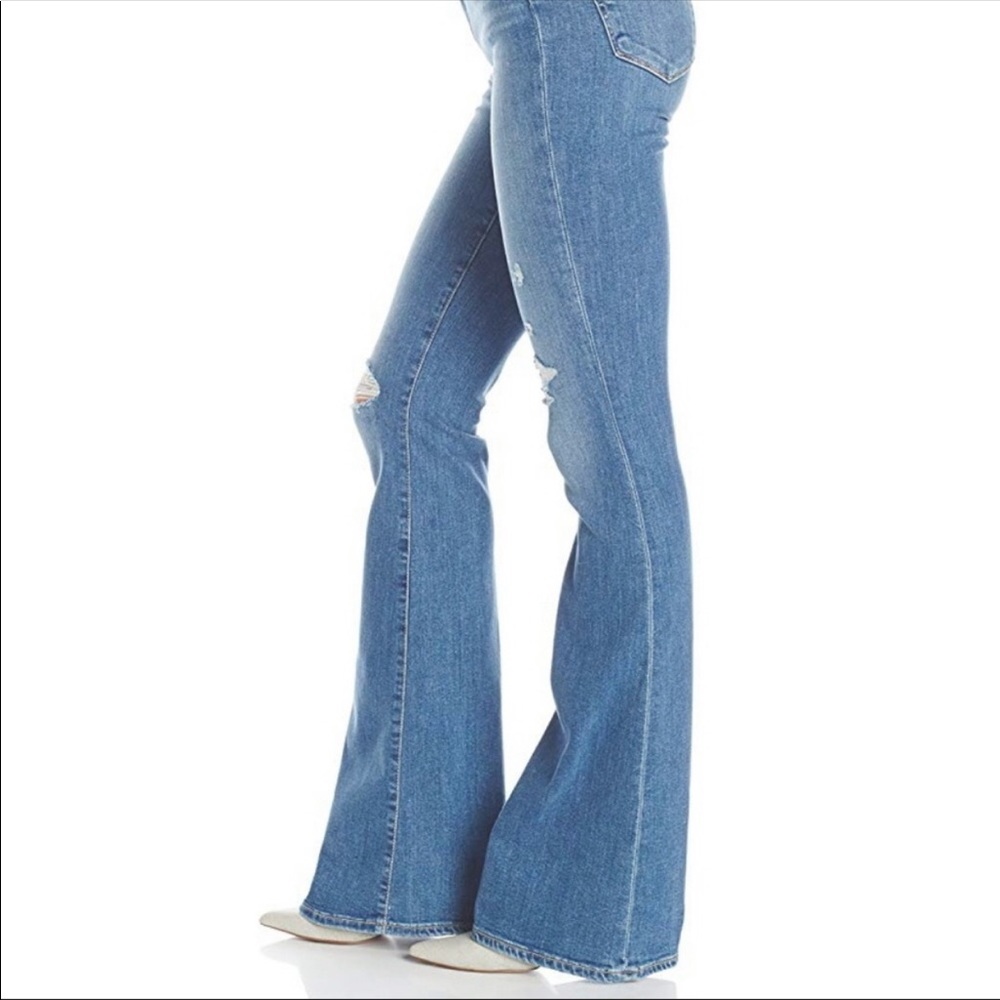 PAIGE high rise bell canyon flare jeans size 29